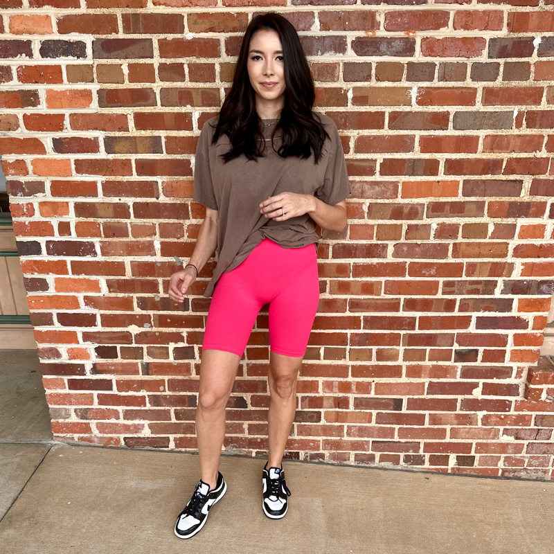 Barbie biker shorts top